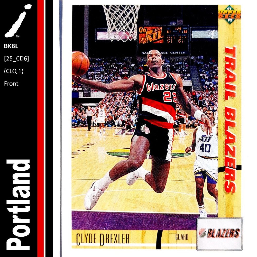 Portland Trailblazers (Clyde Drexler) - BKBL [25_CD6]